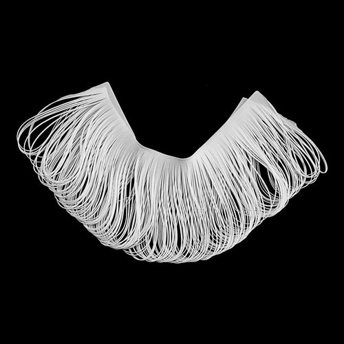 Fishing Gear Accessory Bionic Water Grass Whisker Lao Silicone Filament Silicone Skirt 200 Pieces Handmade DIY Filament Bait