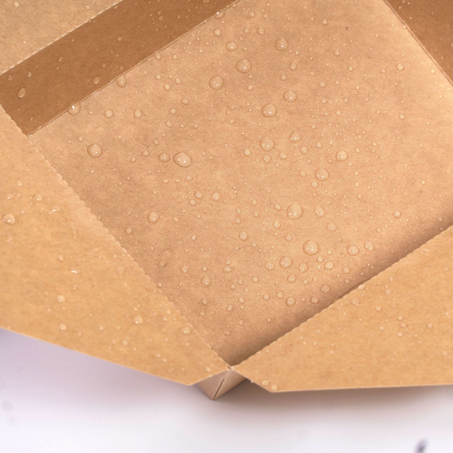 Caja de embalaje de papel Kraft desechable para llevar al vapor bollo relleno caja de almuerzo ensalada tazón pollo frito barbacoa caja de almuerzo cartón rectangular