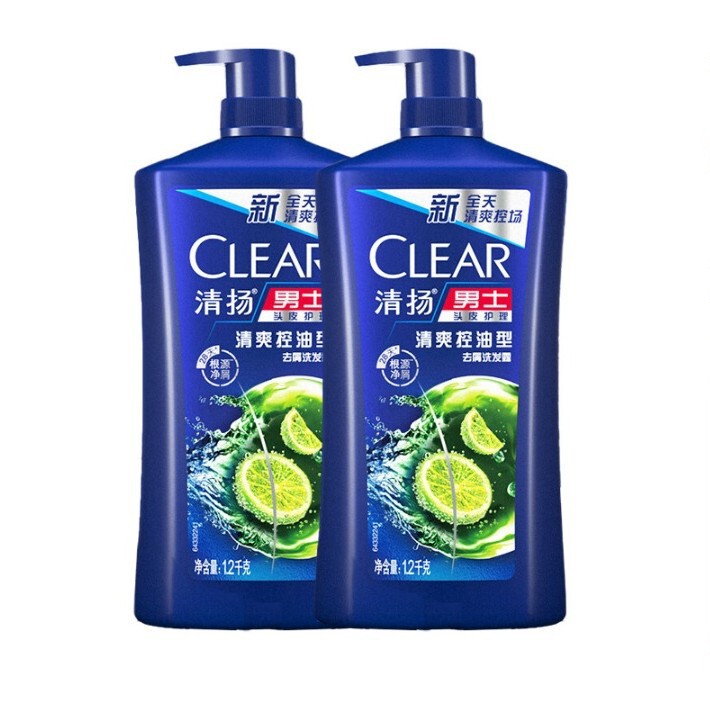 清扬去屑洗发露冰爽薄荷清凉头皮洗头膏男女1.2kg大容量|undefined