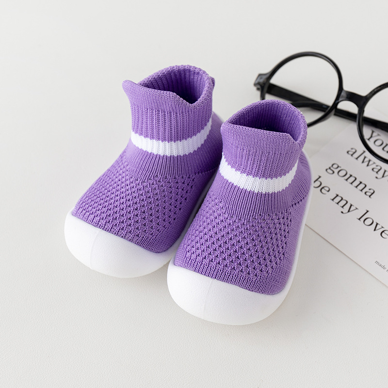 Primavera y otoño zapatos para bebés, zapatos para niños y niñas con suela suave, zapatos de piso casuales transpirables, zapatos ligeros