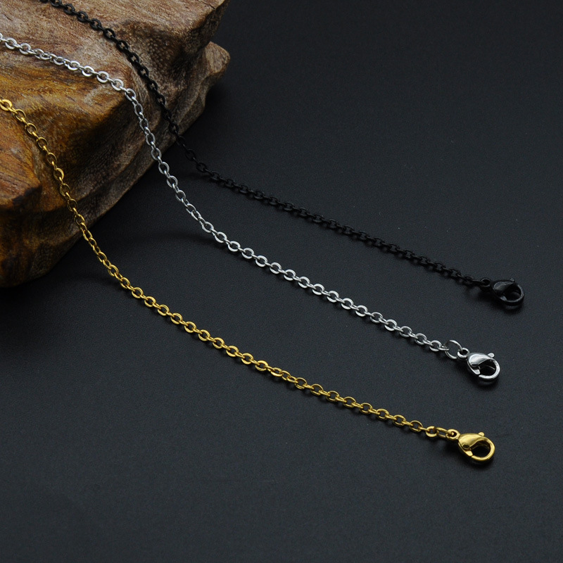 Necklace Classification 304 Stainless Steel Chain Material Hip-Hop Geometric 304 Stainless Steel Plating Men'S Necklace