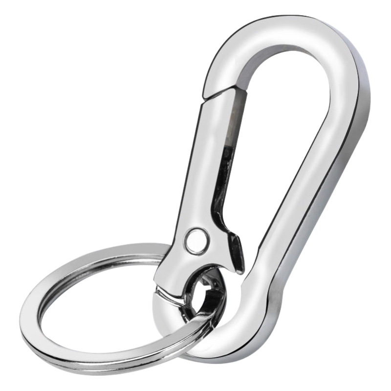 Key chain men's pendant car key chain stainless steel key ring chain boys creative high-end key chain manufacturer