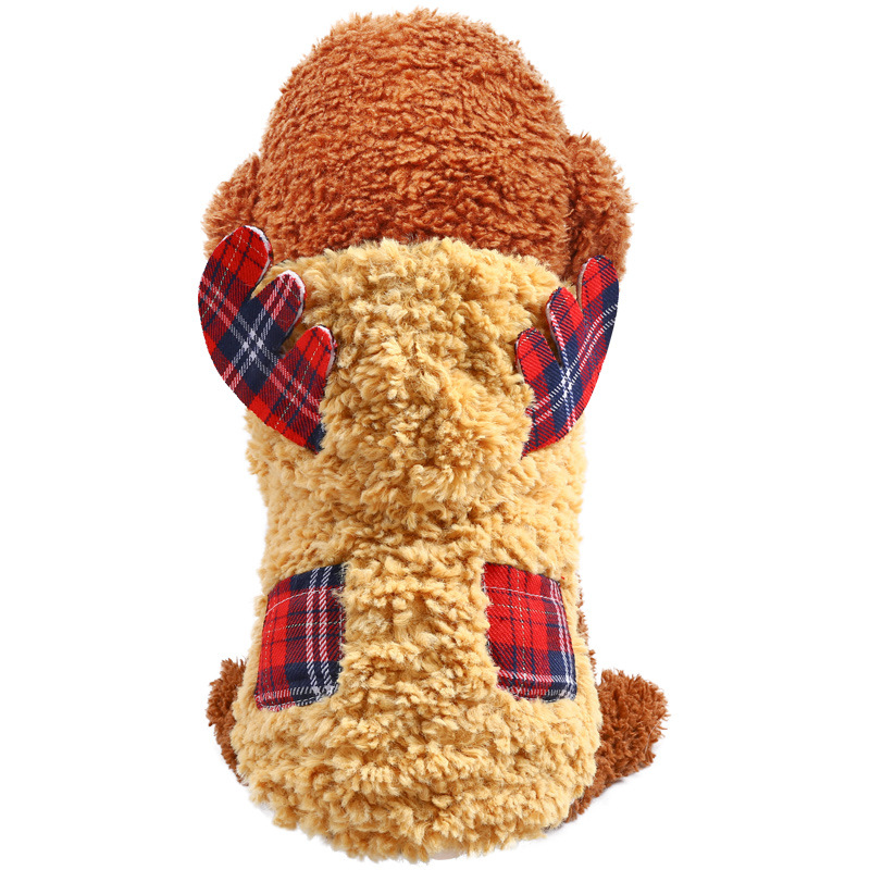 ヘラジカのラム毛のコート