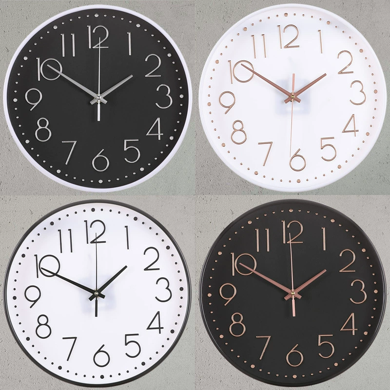 12-дюймовые круглые Настенные часы 30 см часы для гостиной немые настенные часы простые модные взрывные Часы настенные домашние стерео