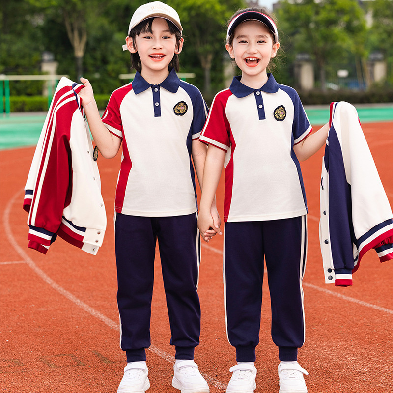 小学生校服套装春秋款中学生儿童班服运动服三件套秋季幼儿园园服|undefined