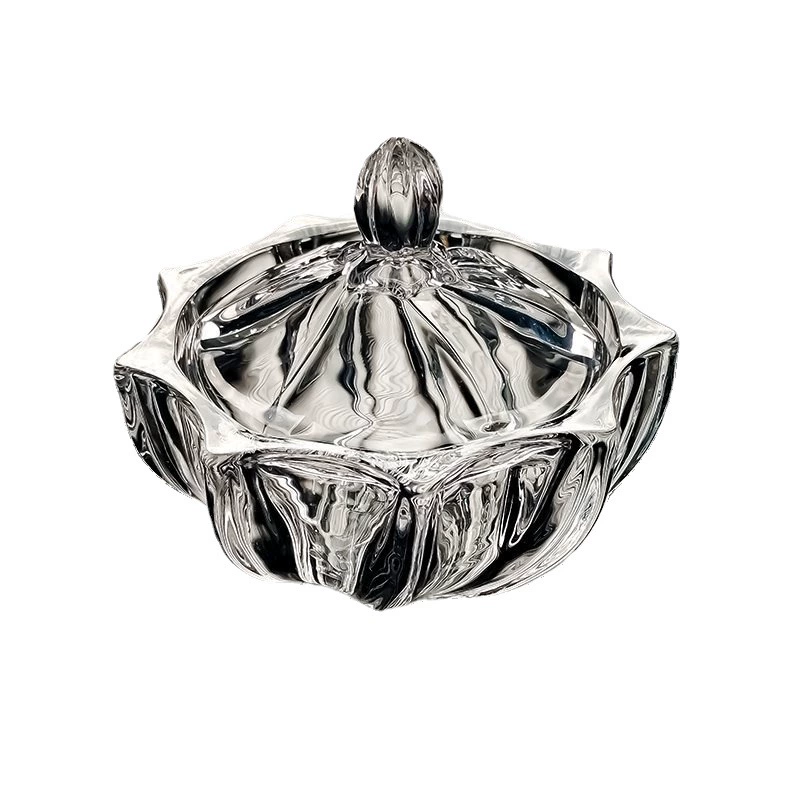 Crystal Glass Creative Candy Fruit Fruit Features Design Sense Color Light Luxury Covered Caps Cup