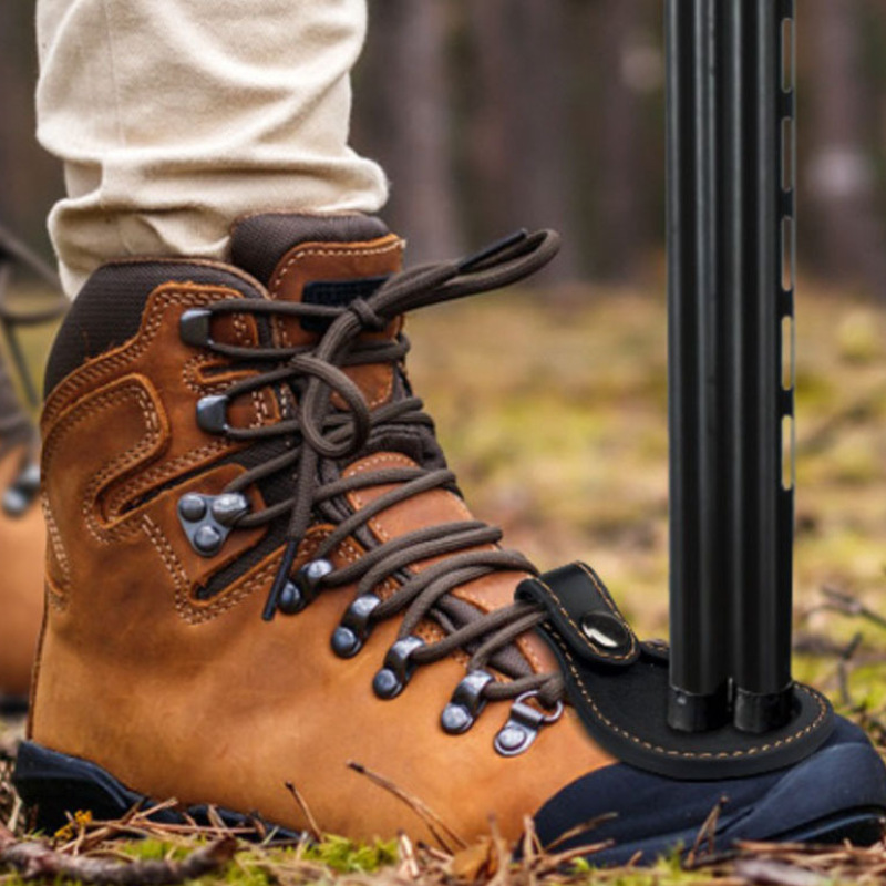 El mismo tipo de base de arma al aire libre transfronteriza es adecuado para los pies, piel PU desmontable, almohadilla táctica de tiro para los pies.