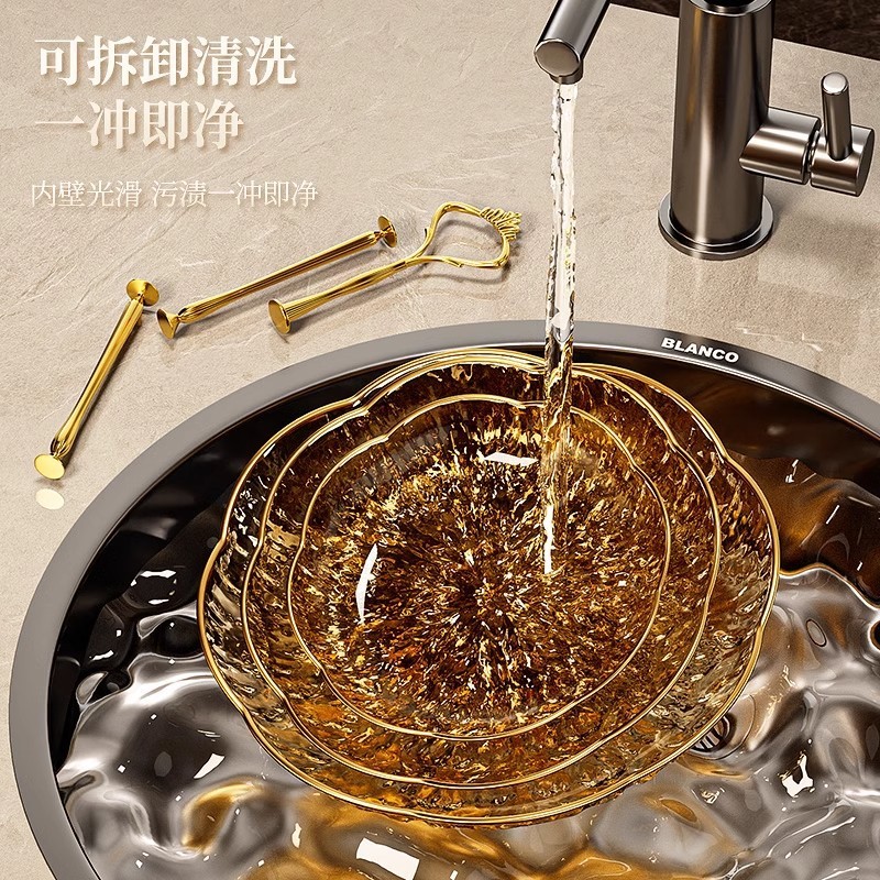 轻奢多层水果盘客厅家用茶几果盘前台零食甜品干果糖果点心盘摆件|undefined