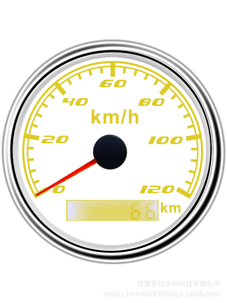 85mm speedometer motorcycle equipped with waterproof GPS speedometer engineering truck truck GPS positioning speedometer