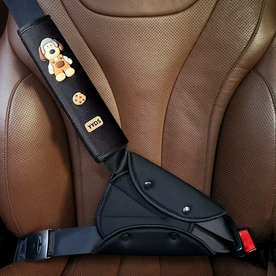 Seat belt shoulder pad: Limiter Baby Anti-Strangle Set - maillard-space-dog-four-seasons-universal