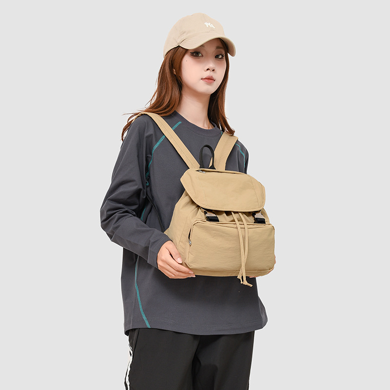 Casual simple mochila de damas, mochila deportiva de acondicionamiento físico, viaje ligero, bolsa de viaje de gran capacidad para mujeres