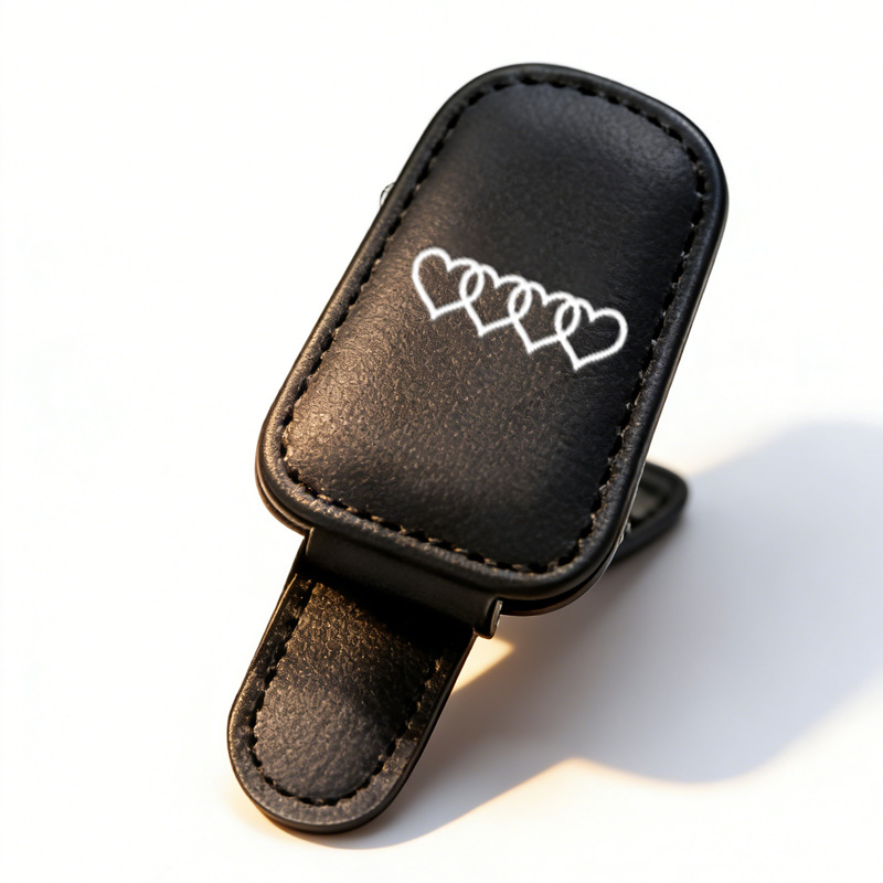 Cross-Border Popular Sunglasses Holder, Creative Car Sun Visor Storage Clip, Multifunctional Car Glasses Clip