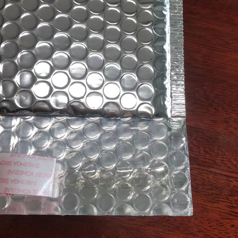 Silver aluminum-plated film bubble bag, thickened bubble film express bag, high-end clothing packaging bag, bubble shock-proof bag