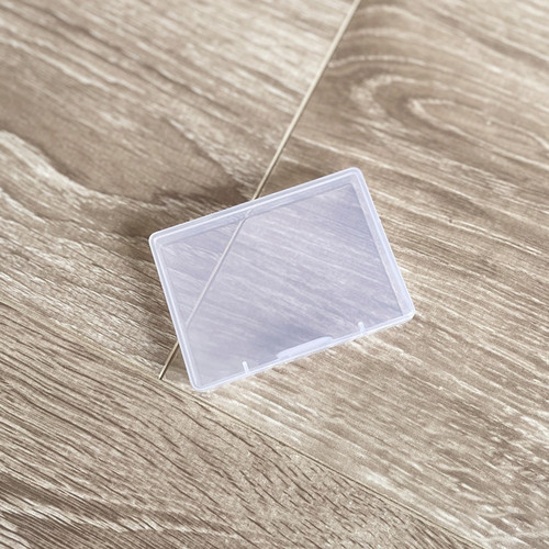 PP rectangle small 7*5 plastic empty box transparent with lid packaging box sample storage box storage box wholesale