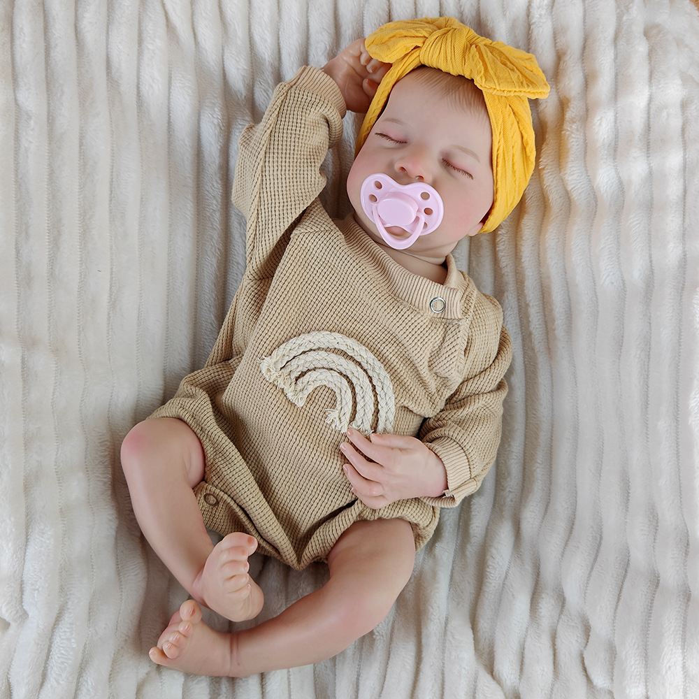 46 cm Renacido bebé simulación muñeca renacida muñeca vasos sanguíneos venosos visibles muñeca infantil