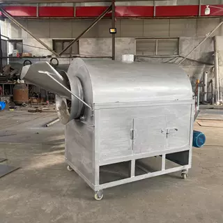 多功能小型摆摊糖炒栗子机器 25型燃气加热炒瓜子设备 电磁滚筒加