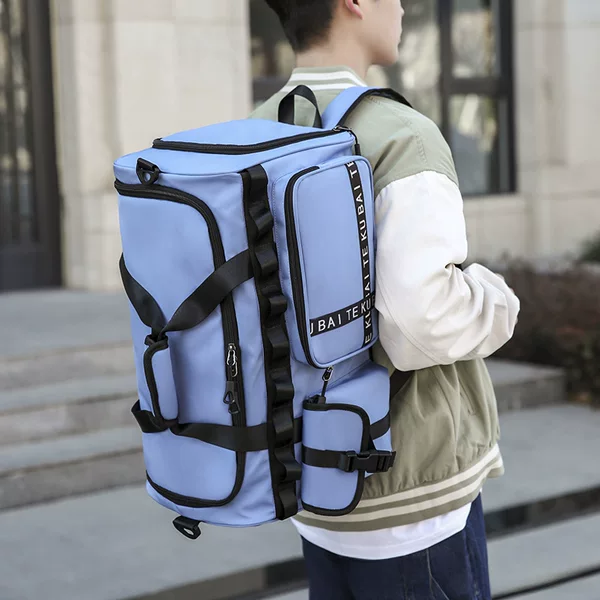 Multifunctional Travel Bag Men's Backpack Women's Bag Handbag Luggage Bag Shoulder Bag Moisture Dry and Wet Separate Shoes