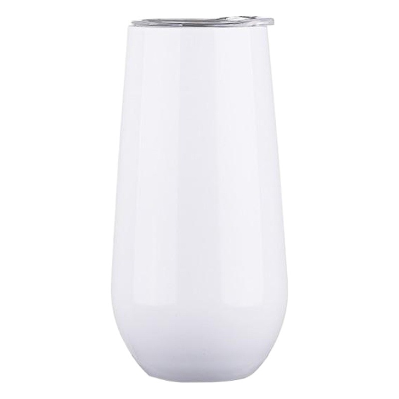 En stock 6oz Swig taza de vacío de cáscara de huevo 304 copa de vino tinto de acero inoxidable Big Belly Egg taza de cerveza de vacío en forma de U