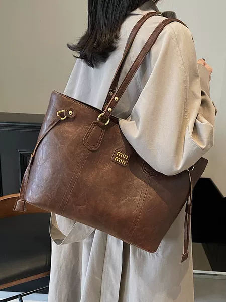 Retro Commuter Tote Bag Autumn and Winter New Large-Capacity Fashionable Shoulder Armpit Bag High-End Versatile Handbag for Women