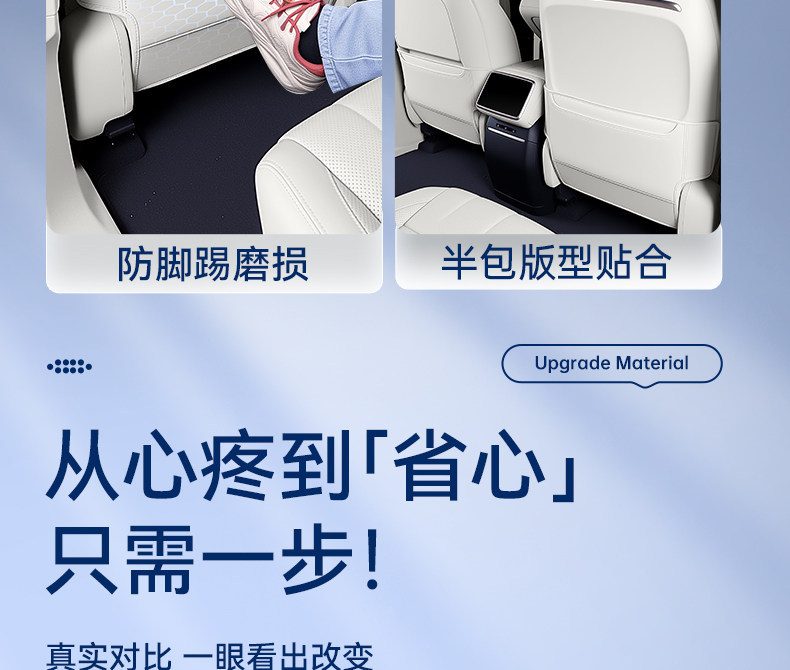 Suitable for Seal 08 seat anti-kick pads, 26 models of BYD rear seat backrest protection pads, complete collection of modification accessories