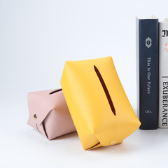 現代ins皮革紙巾盒客廳車載家用衛生間廁所防水簡約抽紙盒批發