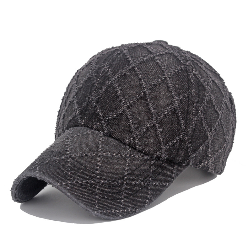 Women's Streetwear Color Block Crochet Lace Curved Eaves Baseball Cap display picture 5