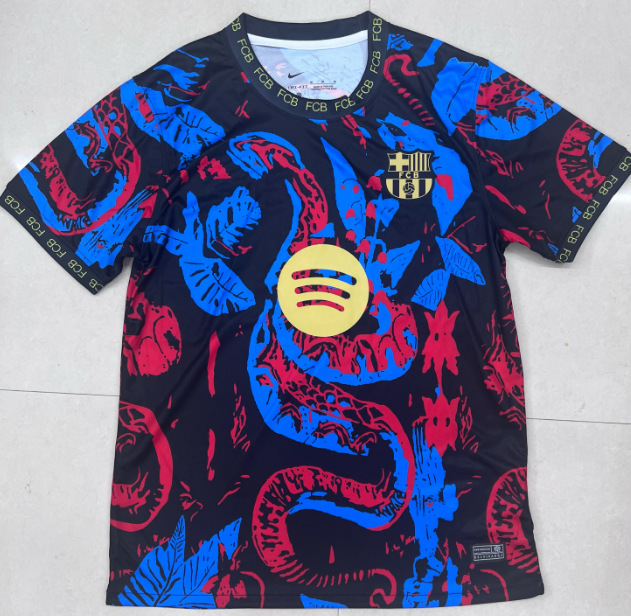 2526 新しいバルサ ファン エディション スペシャル エディション ジャージ トップ サッカー 半袖ジャージ スポーツ|undefined