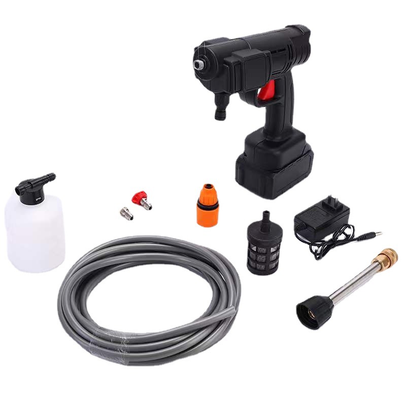 无线锂电池洗车水枪高压便携家用浇花打农药清洗路面神器手持