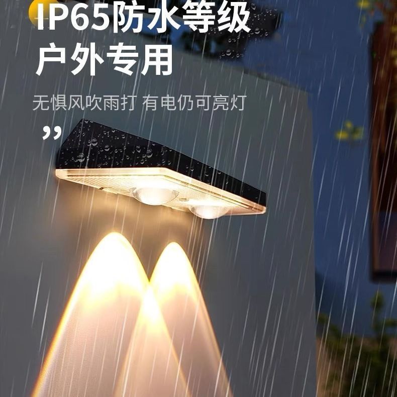 跨境爆款太阳能庭院灯射灯户外防水氛围装饰壁灯花园露台阳台家用|undefined