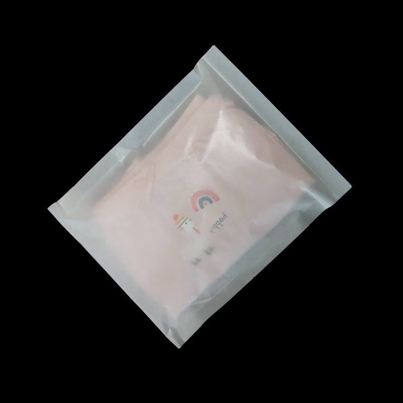 带孔纸袋蜡光自封格拉辛格自封袋半透明袋可降解包装环保可降解