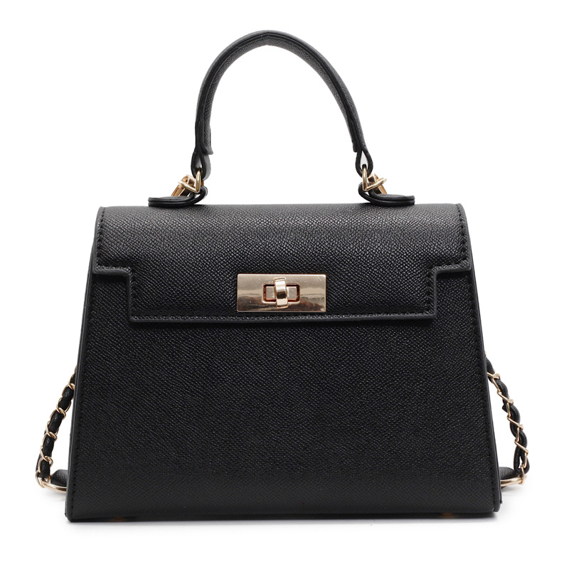 Bolso de mujer 2026, nuevo modelo transfronterizo, bolso de mano de textura de alta calidad, bolso cuadrado pequeño Kelly, bolso de hombro cruzado de moda francesa.