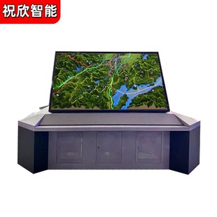 Lift Screen Digital Combat Sand Table 98inch Large Screen Combat Command Center Touch All-In-One Machine Modernized Combat