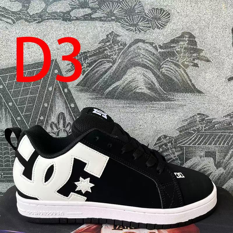 Cross-border foreign trade wholesale casual DC Shoes sneakers for men and women, European and American style sports shoes, wide-fit leather commuter trendy shoes