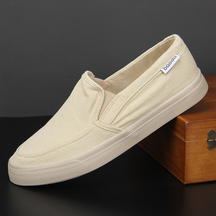 Spring and Autumn new canvas shoes breathable casual fashion men's shoes classic all-match low-top trendy thick-soled comfortable men's shoes