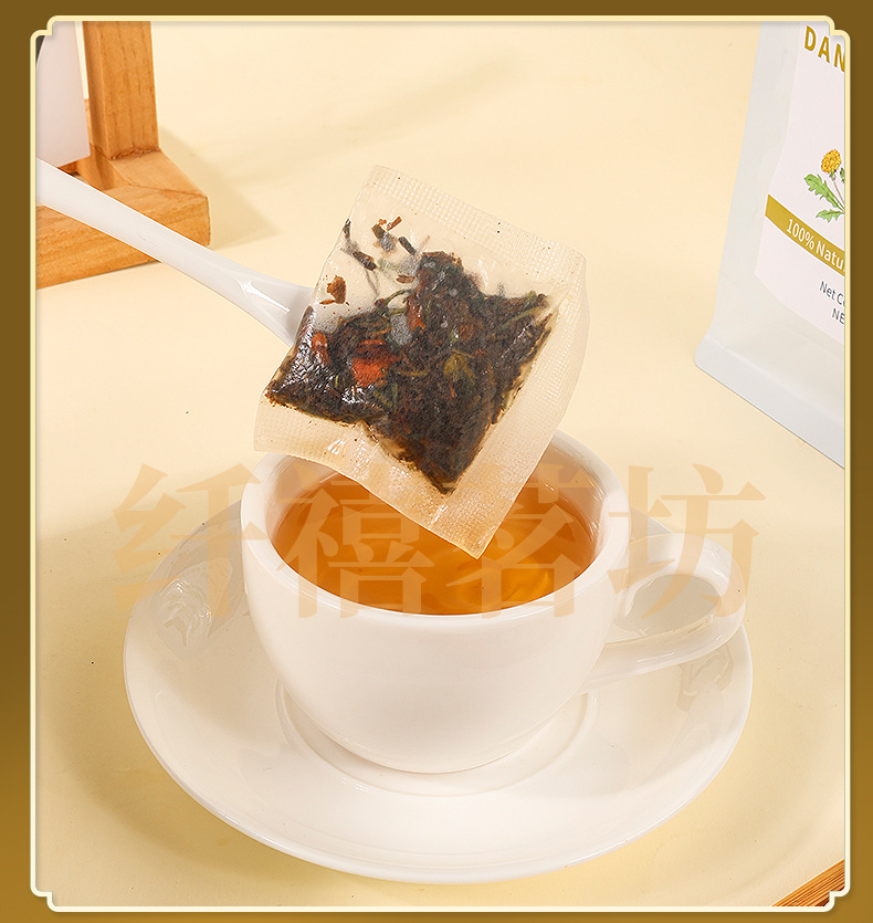 Dandelion Root Tea Pu Gong Ying 100g 50 Teabags Caffeine Free Herbal Infusion specifications