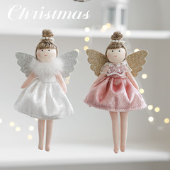 クロスボーダー新製品クリスマス装飾かわいいバレエガール天使人形ぬいぐるみクリスマスツリーペンダント