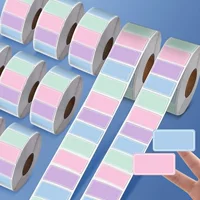 Сдвигаемая наклейка Индивидуальные прозрачные круглые уплотнительные наклейки пользовательские награды Классификация наклейки водонепроницаемый имя наклейки
