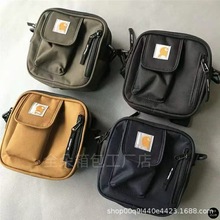 跨境潮牌嘻哈斜挎包男女情侣款休闲单肩包个性小挎包手机零钱包卡