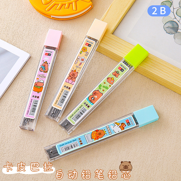 Minas para Lápiz Mecánico 0.5mm 2B de Grafito y Resina
