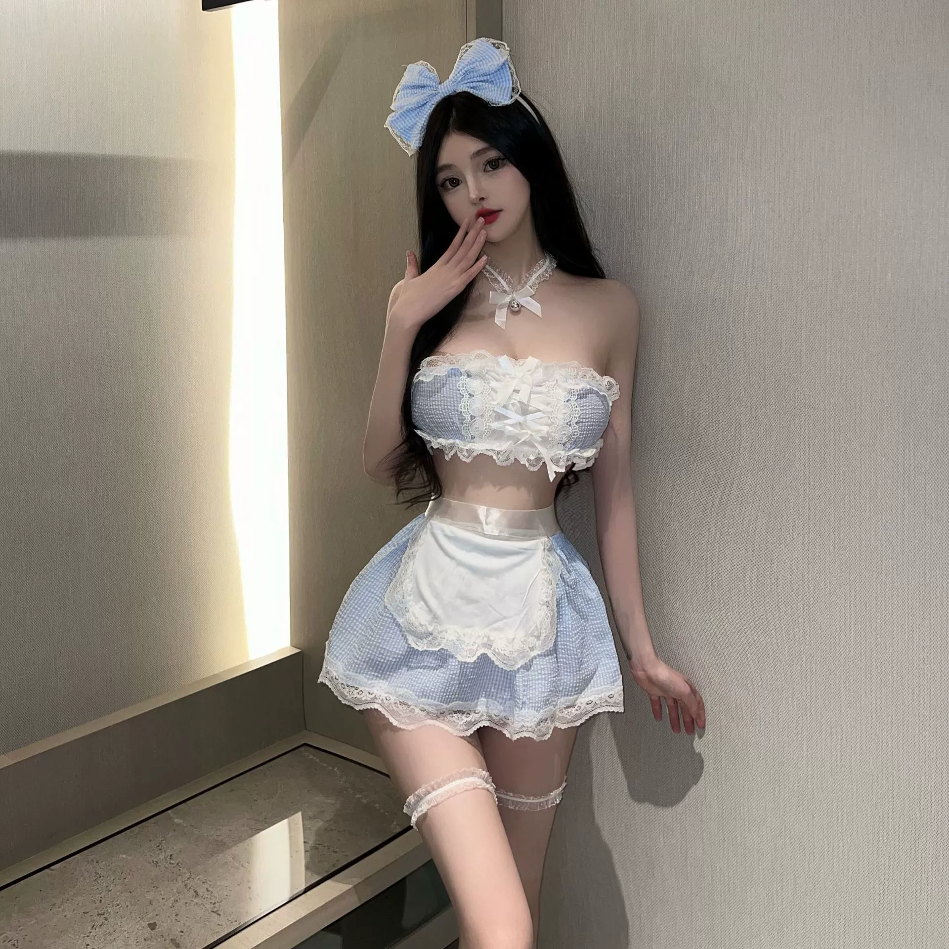Комплект мейд-стюардесс, sexy_uniform, один размер подходит всем, несколько стилевых кодов
