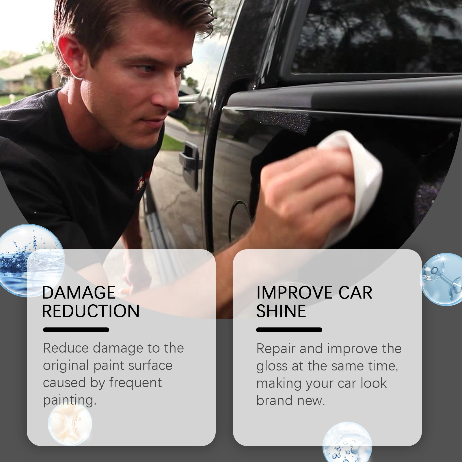 Rayhong car scratch repair pen, car paint care and maintenance, car color restoration pen