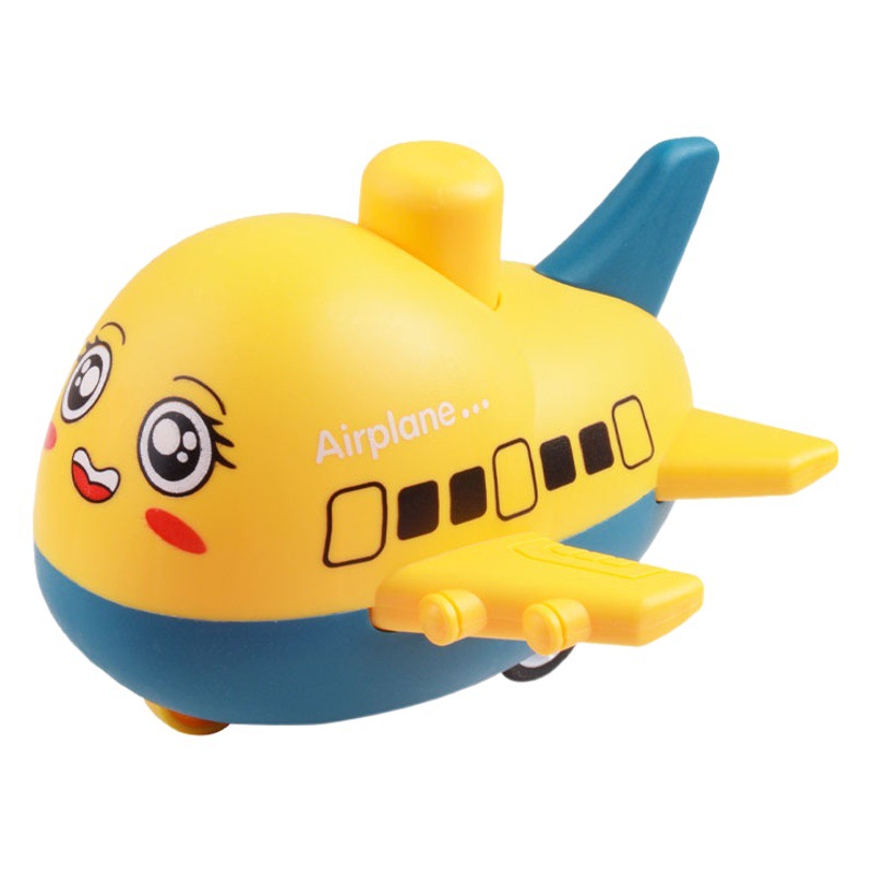 Tiktok red niños juguetes de prensa dibujos animados aviones inercia tire del coche bebé educativos pequeño regalo puesto al por mayor