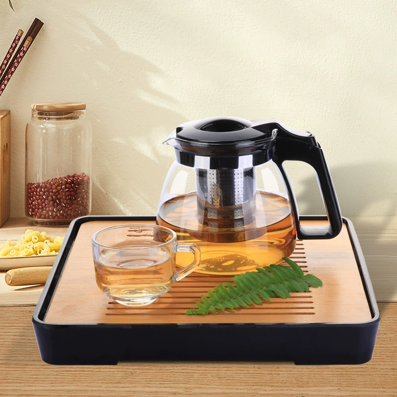 Чайник из натриево-кальциевого термостойкого стекла для дома и офиса, с фильтром из нержавеющей стали, для заваривания цветочного чая, устойчивый к высоким температурам.