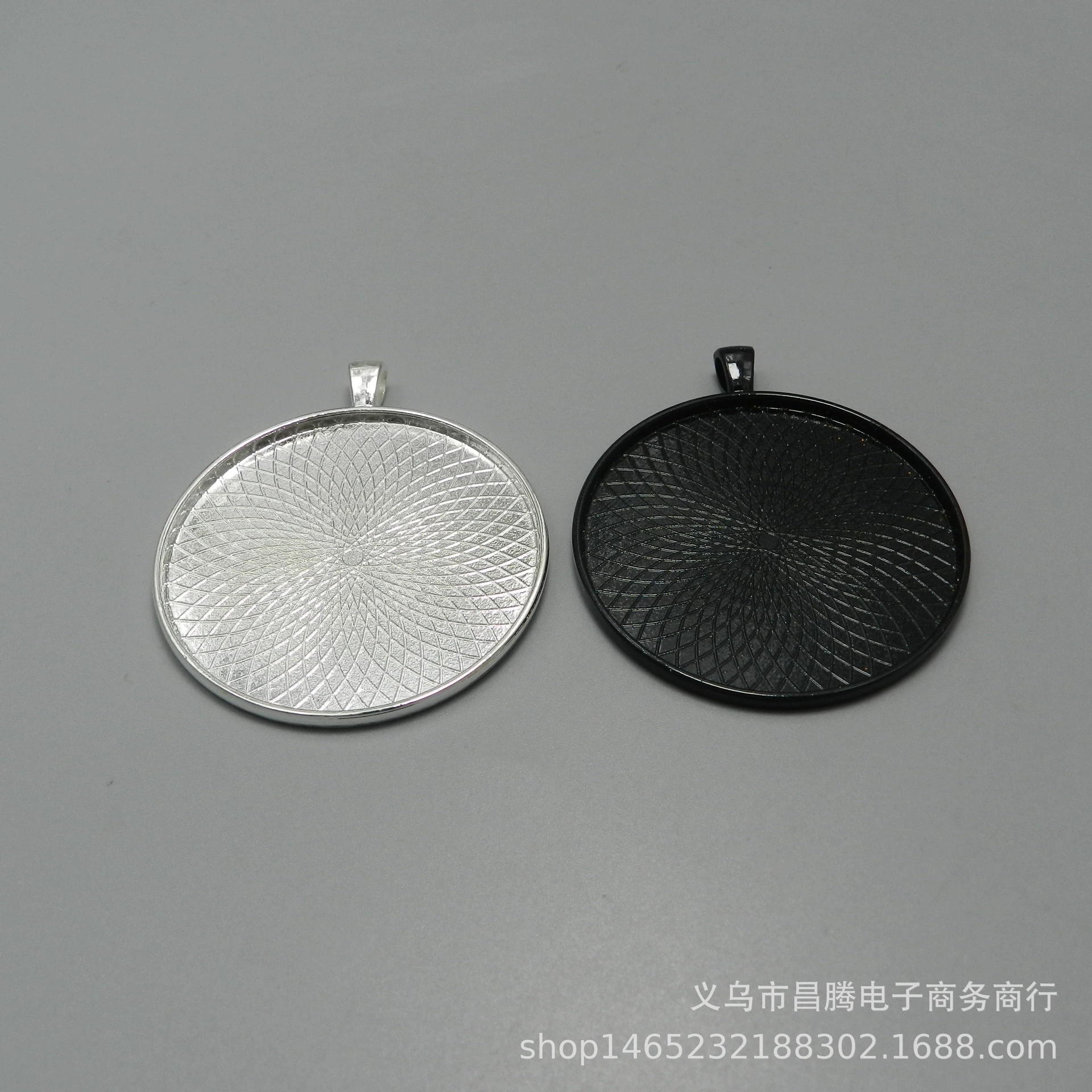 Внутренний 50 мм Круглый Time Gem нижняя поддержка изысканный узор подвесная основа DIY ювелирные аксессуары материалы ручной работы