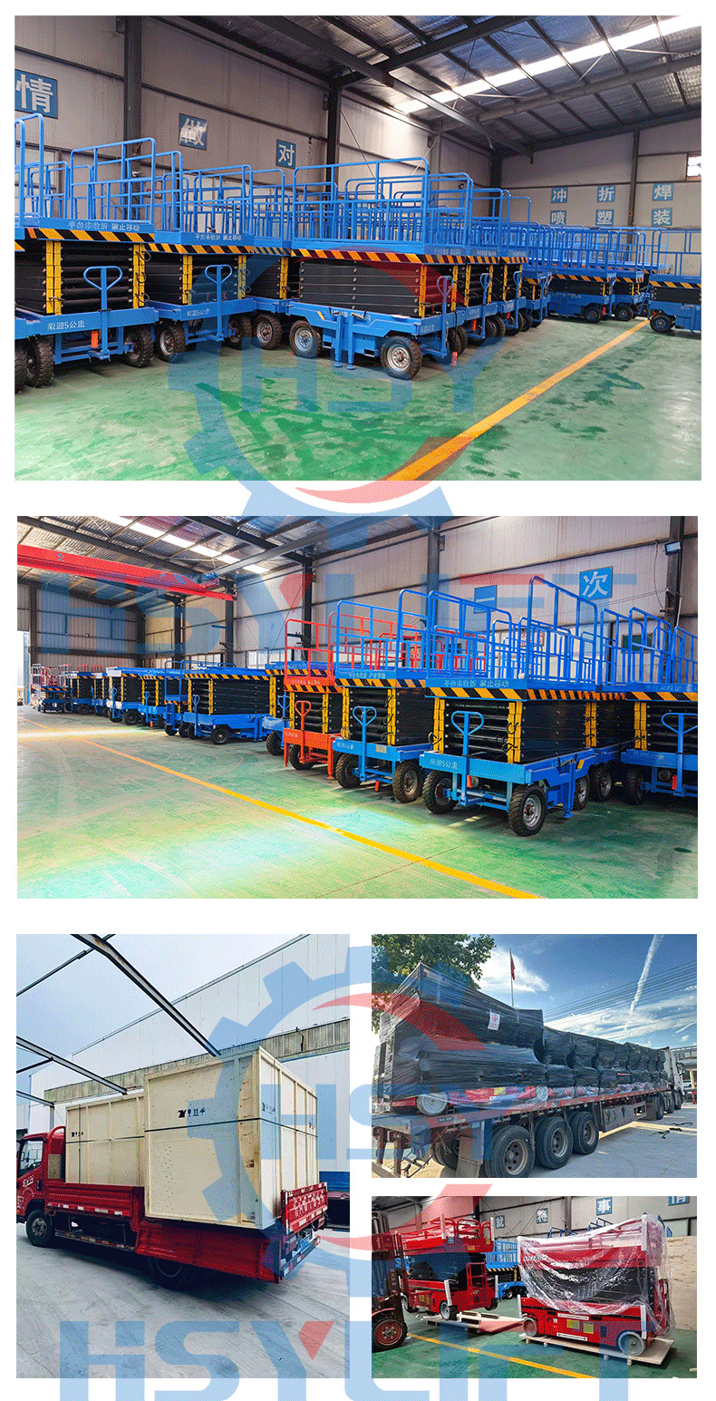 Crawler lift, electric hydraulic lifting platform, high-altitude work climbing vehicle, fully self-propelled crawler lift