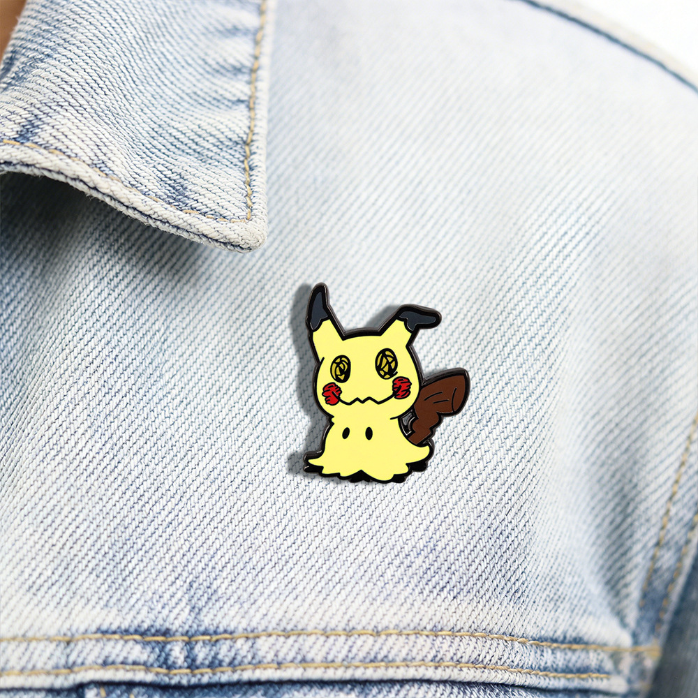 Pokémon Mimikyu Brooch Cartoon Character Enamel Badge Anime Peripheral Pin Backpack Pin