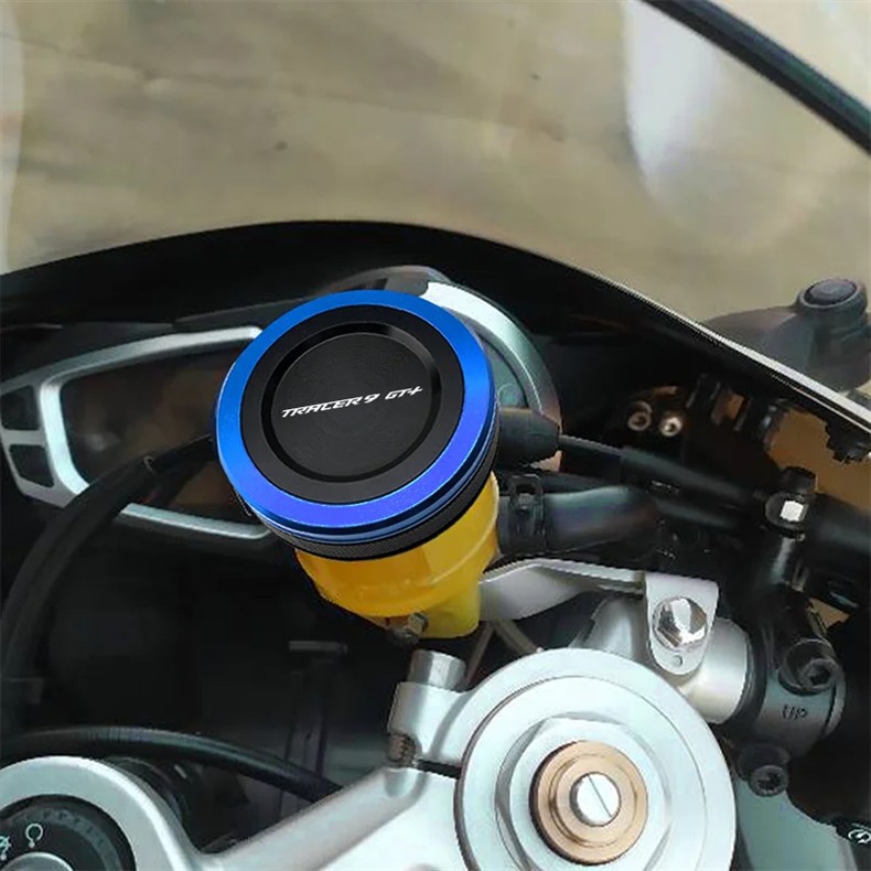 Suitable for Yamaha Tracer9Gt/+ 23-24 Model Modified Front Brake Fluid Cup Cover + Rear Brake Fluid Cup Cover