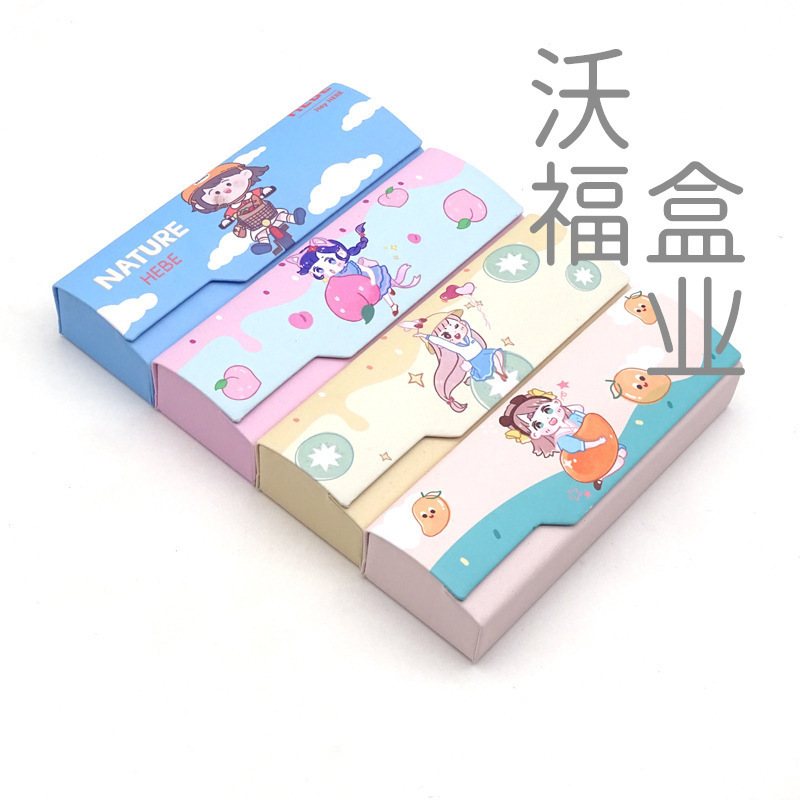 高級手作りメガネケース学生近視メガネケース鉄ケース木目メガネケース手作り卸売りロゴ|undefined