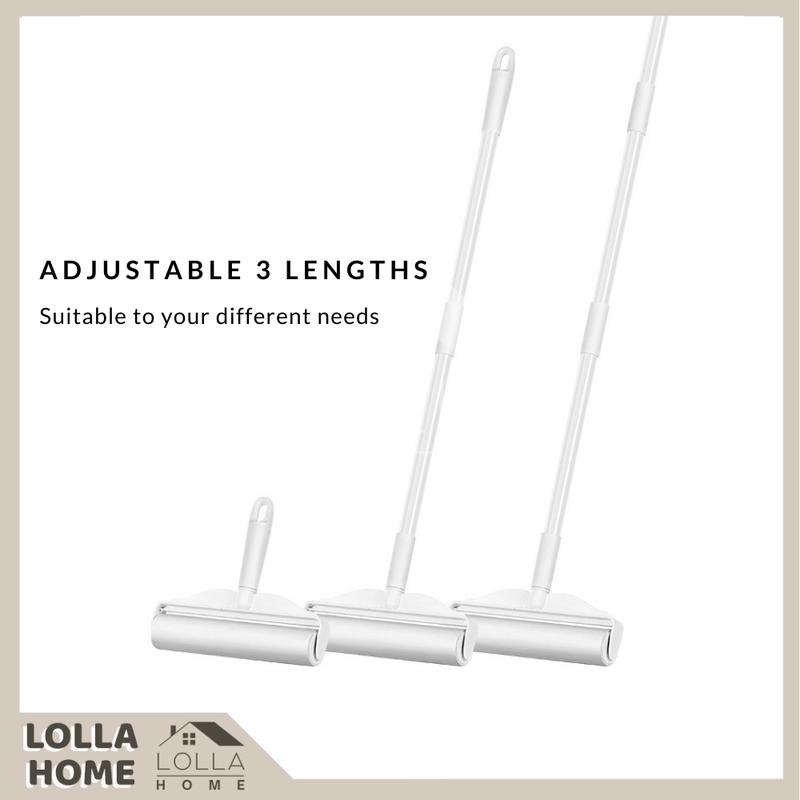 Floor dust mop, pet hair and dust roller, detachable dust remover, clothing cleaning roller, replaceable paper core