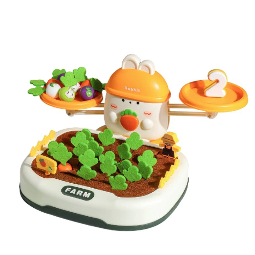 [Прямые поставки с фабрики] Детские весы для баланса Редис Просвещение Игрушка Цифровая Интерактивная обучающая помощь Монтессори-мышление